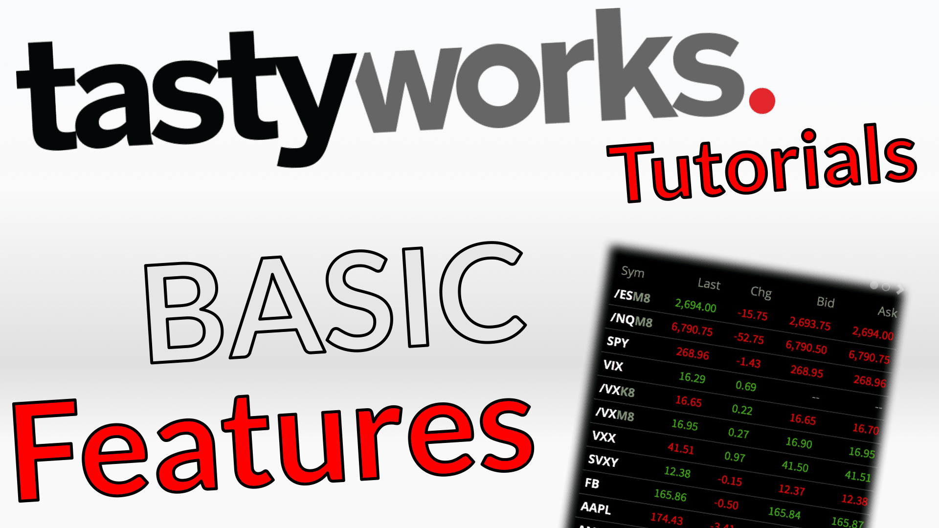 tastyworks Trading Platform | Basic Features (Tutorial)
